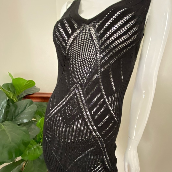 Guess? Black knit cutout dress - Picture 2 of 10